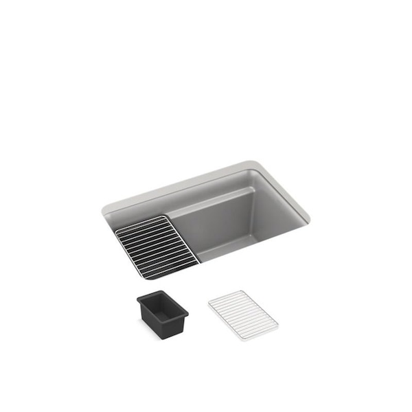 Kohler 18.3125 in W x 27.5 in L x 12.625 in H, Neoroc Composite 27787-CM4 - main